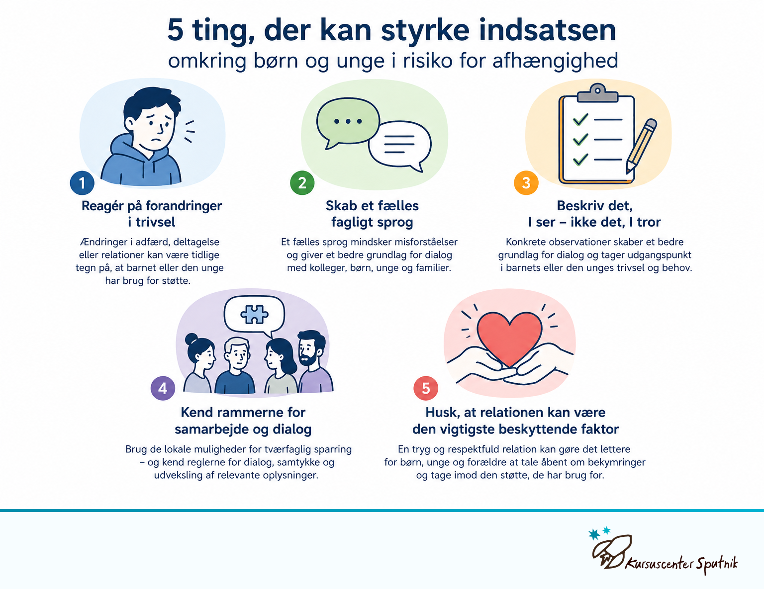5 ting, der kan styrke indsatsen omkring børn og unge i risiko for afhængighed